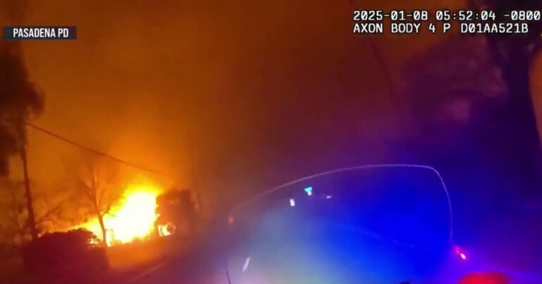 Stunning Bodycam Footage Captures Heroic Wildfire Rescues